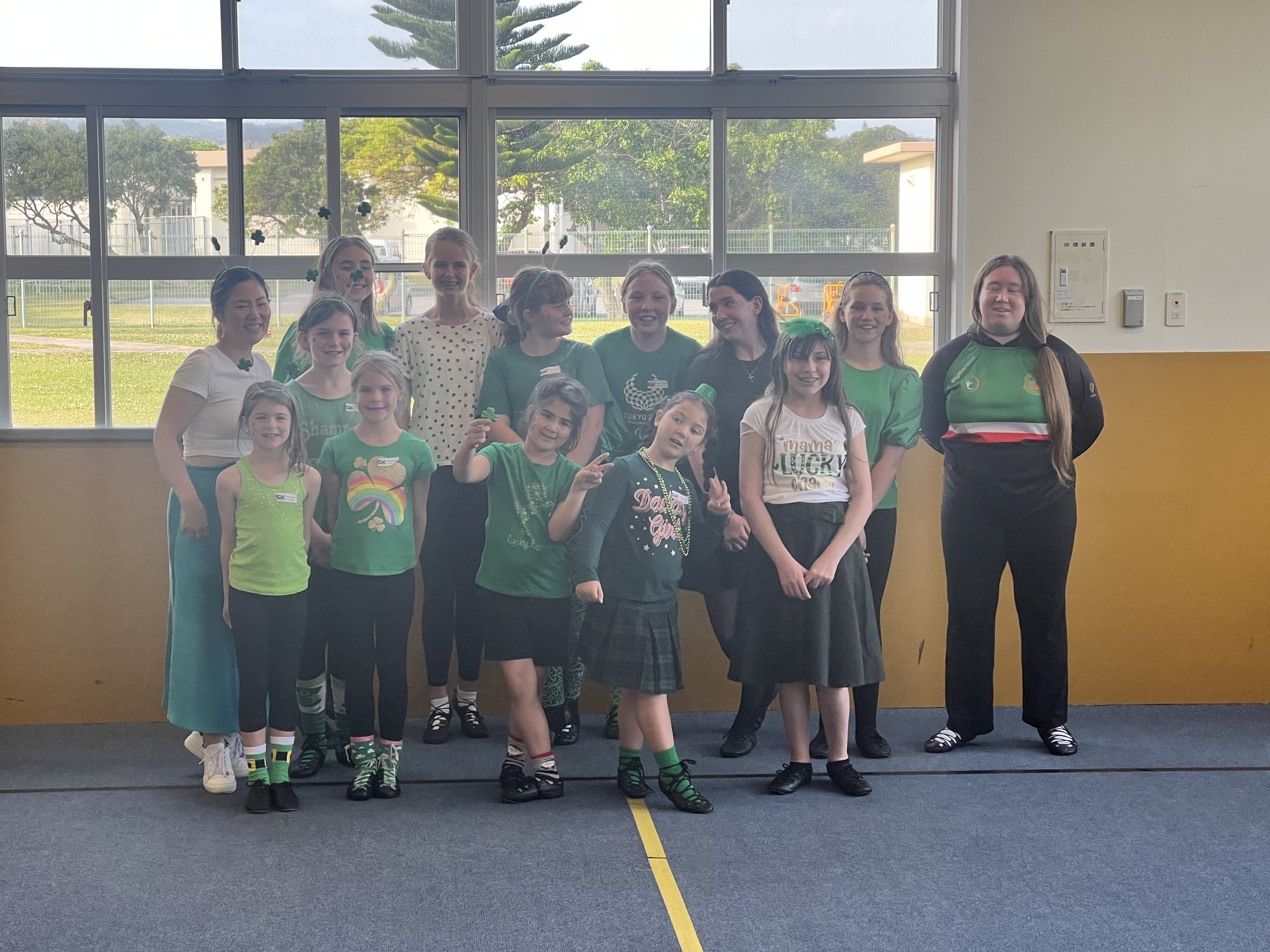 Okinawa class dancers